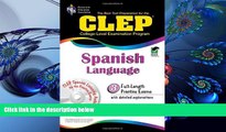 FREE [DOWNLOAD] Best Test Preparation for the CLEP Spanish Language Lisa J. Goldman Pre Order