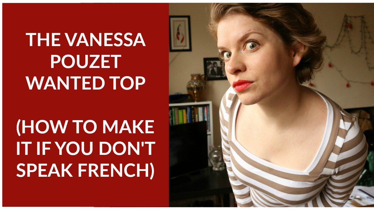 How to Pattern Match Stripes - Vanessa Pouzet Wanted Top - Complete Tutorial