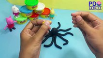 Play Doh Octopus Playset by Play Dough Ocean Animals Toys Review Poulpe Turtle Crab Lobste