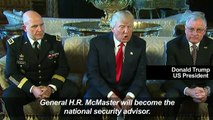 Trump names national security advisor amid protests