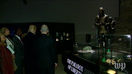 Trump visits African American Museum