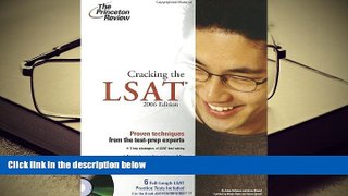 FREE [DOWNLOAD] Cracking the LSAT with CD-ROM, 2006 (Graduate Test Prep) Princeton Review Trial