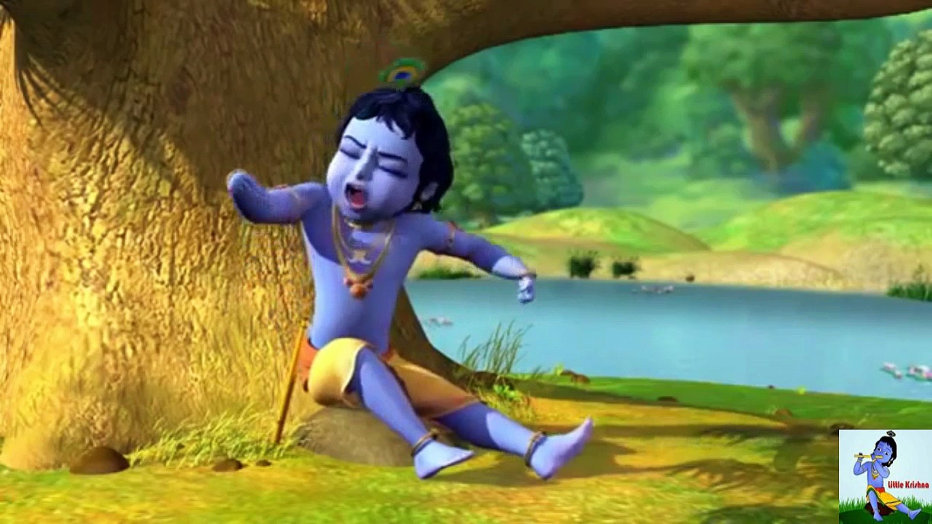 Little krishna and nag kaliya fight in Vrindaban English Cartoon movie Full  HD (2) - video Dailymotion