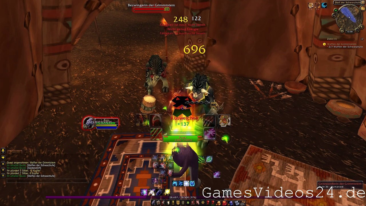 World of Warcraft Quest: Waffen der Grimmtotem