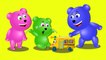 Mega Gummy bear crying In Bus nursery rhymes for children | Gummybear Toys fun