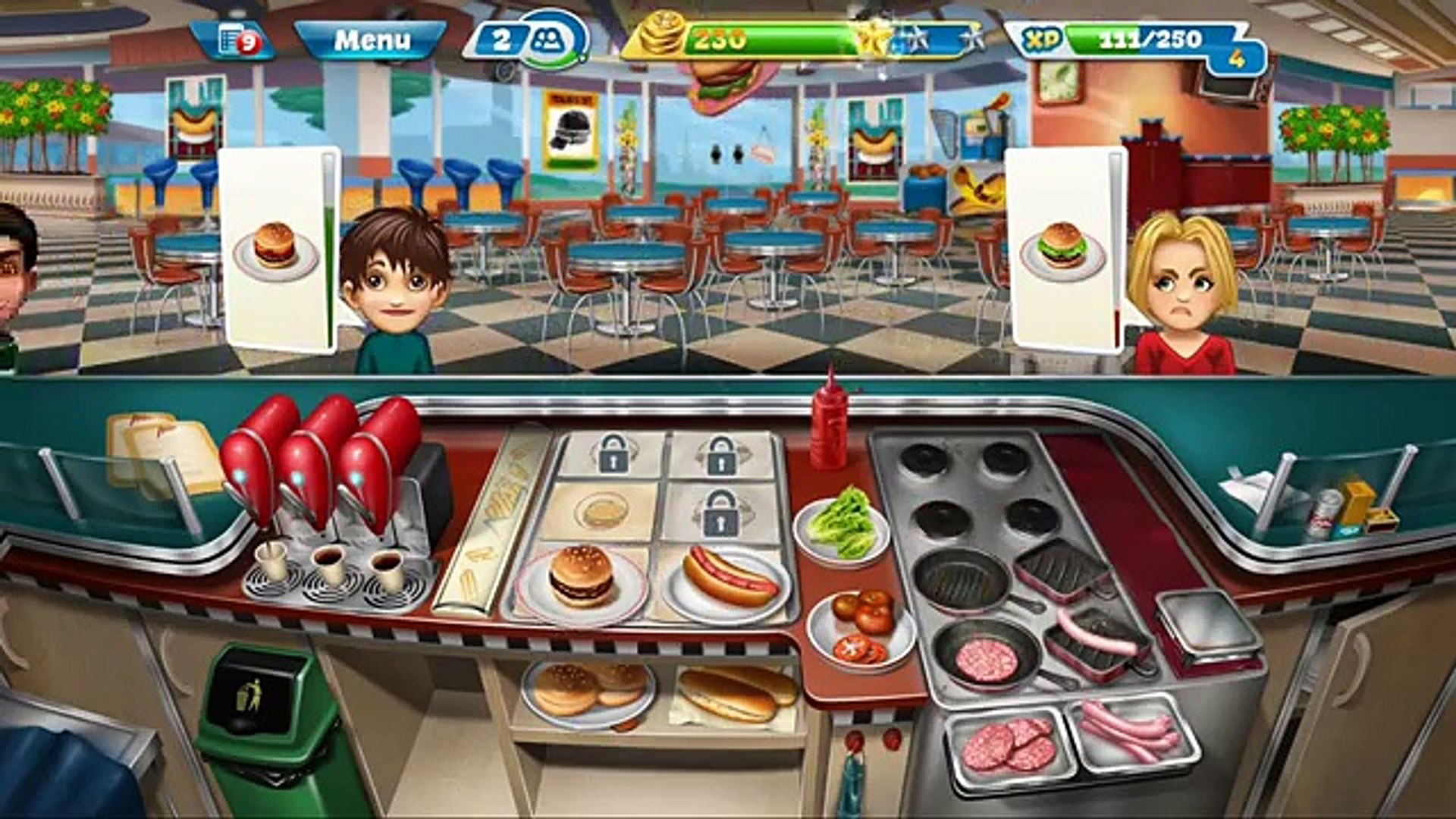 Cooking Fever Part 11 Bakery Levels 11 12 13 14 15 3 Star Dailymotion Video