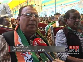 বেনাপোলে ভাষা শহীদদের প্রতি শ্রদ্ধা জানালো দুই বাংলার মানুষ