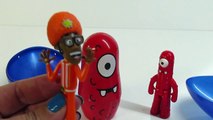 YO GABBA GABBA Play-Doh Surprise Eggs Brobee, Plex, Muno Foofa & Surprise Toys