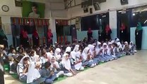 Saying ameen for dua made live telecast in Oxbridge Foundation School pakistan SAY Ameen on dua