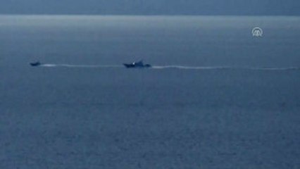 Kardak Kayalıklarında Hareketli Dakikalar