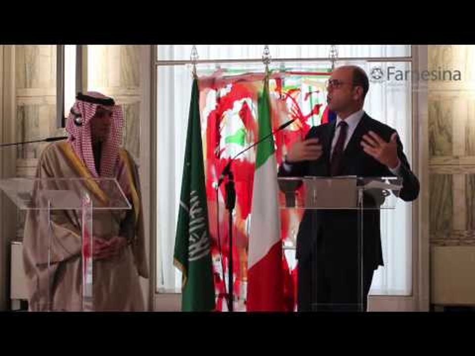Roma - Incontro con il Ministro degli Affari Esteri saudita Adel Al~Jubeir (20.02.17)