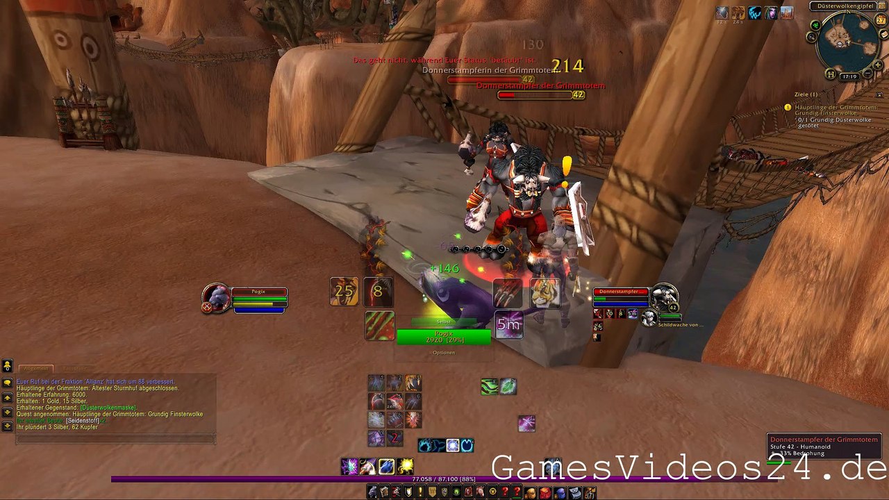 World of Warcraft Quest: Häuptlinge der Grimmtotem: Grundig Finsterwolke