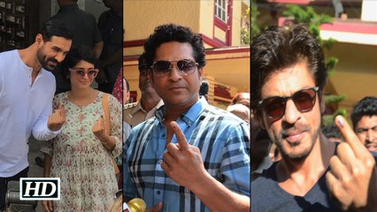 BMC Elections'17: Bollywood celebs cast their vote