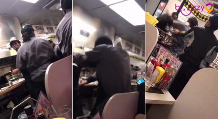 Bagarre entre cuisiniers dans un restaurant