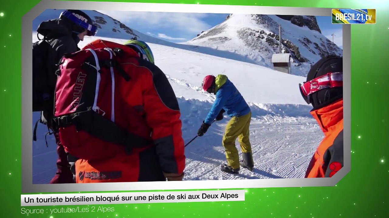 Un touriste brésilien bloqué sur une piste de ski aux Deux Alpes