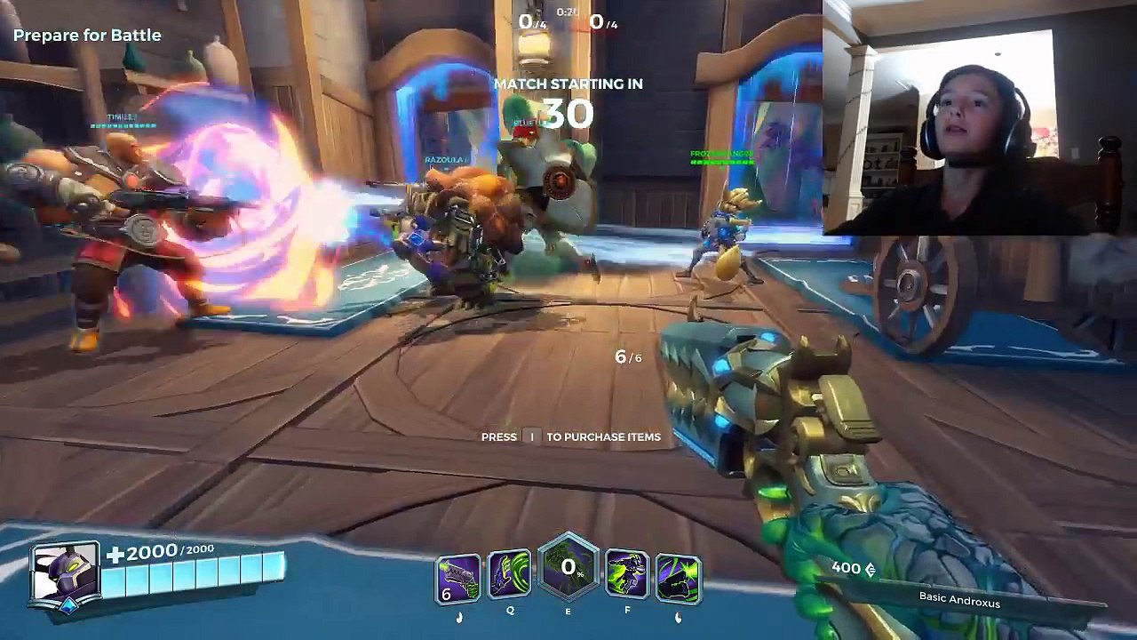 Paladins with the monkey anus juice drinker (zayd)