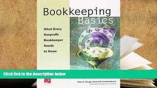 Popular Book  Bookkeeping Basics: What Every Nonprofit Bookkeeper Needs to Know  For Full