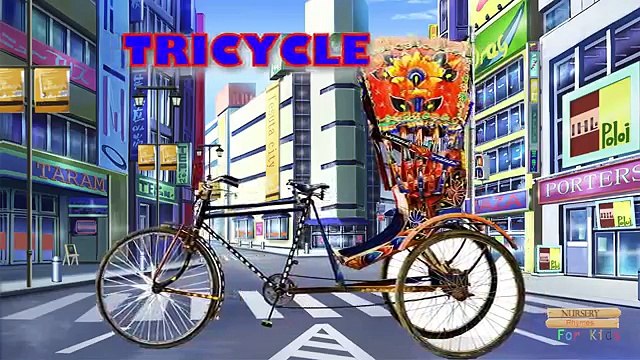 Learn Transport vehicles for kids - Animation English preschool Nursery rhymes Vehicles for Children