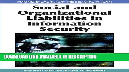 PDF [FREE] DOWNLOAD Handbook of Research on Social and Organizational Liabilities in Information