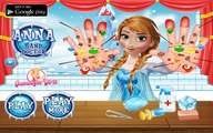 Disney Frozen Game - Princess Anna Hand Doctor - Surgery Videos Games For Kids