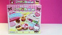 Hello Kitty Play Doh Donuts How to make Playdough Doughnuts DIY ハローキティ キャラクター サンリオ Dough