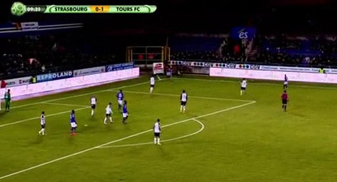 Ihsan Sacko Goal HD - Estrasburgo 1-1 Tours 21.02.2017