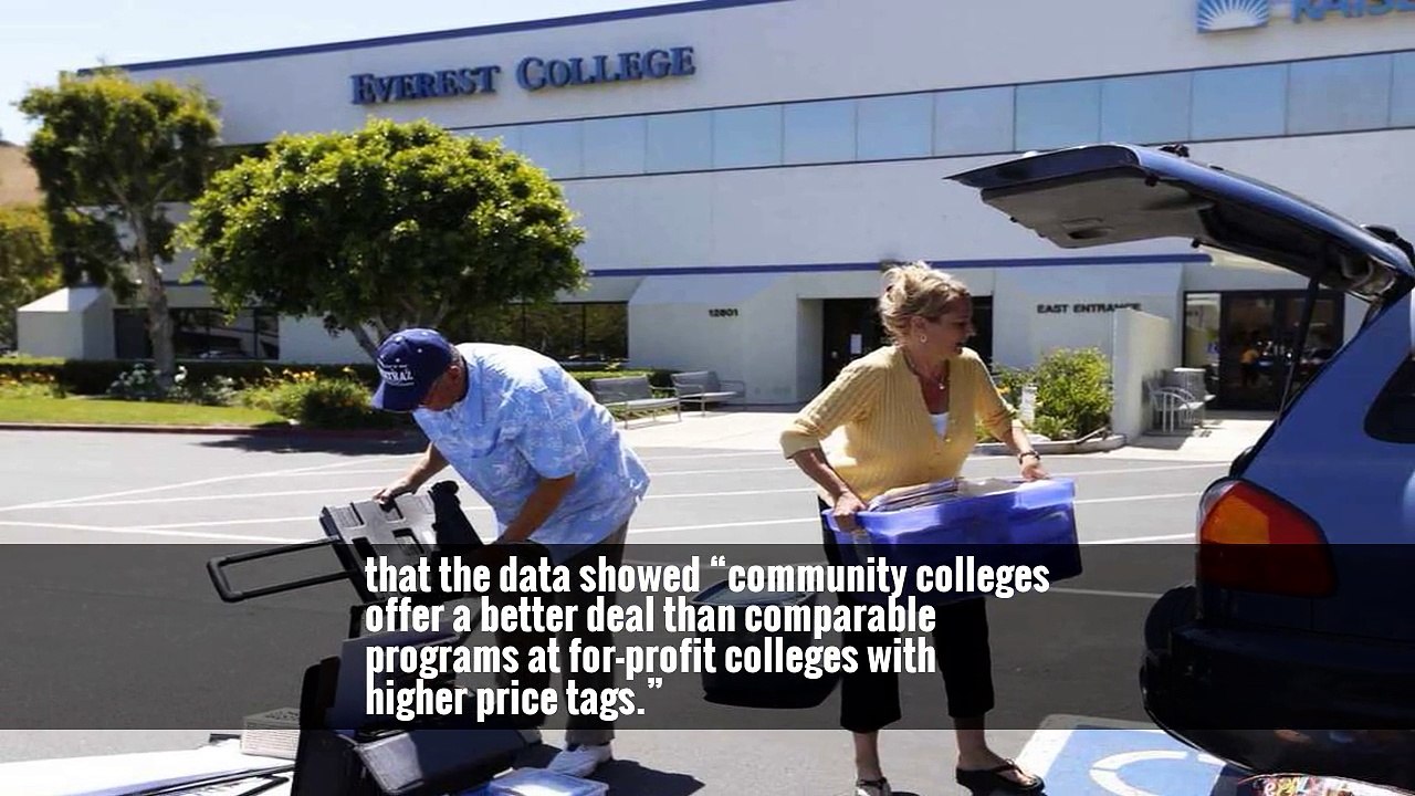 Under the Obama administration, the Education Department discouraged students from attending for-profit colleges, arguing recently