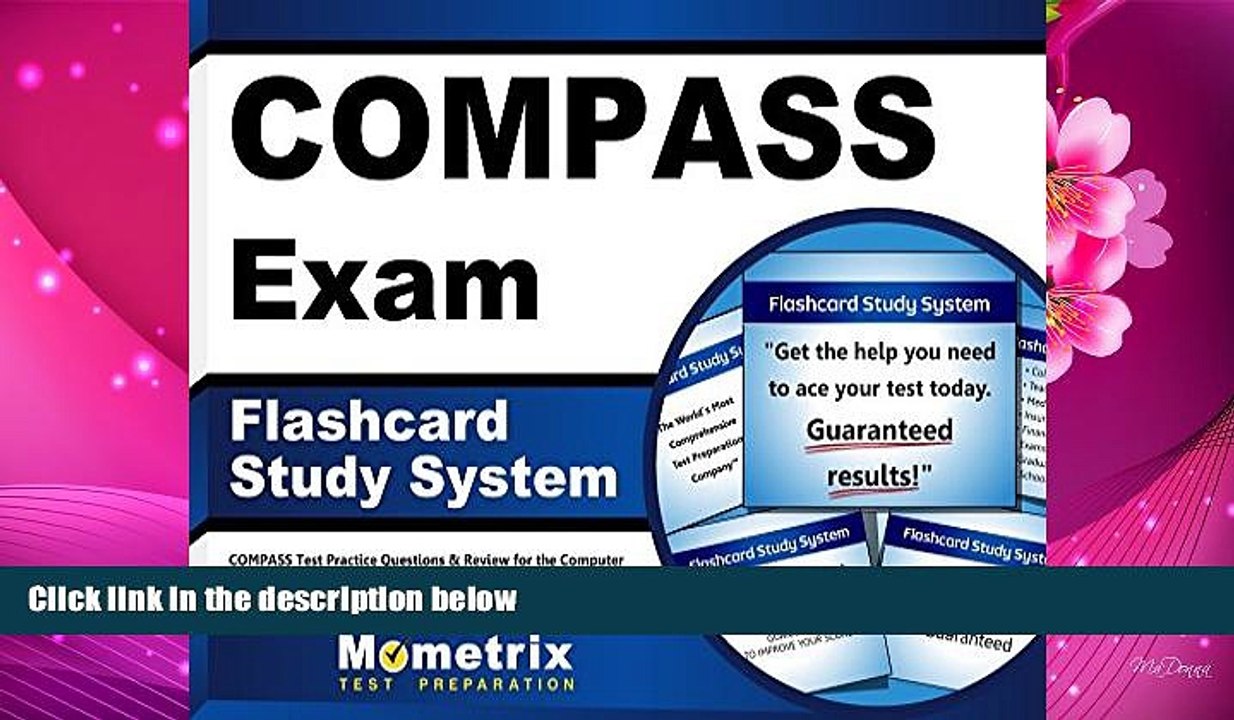 READ book COMPASS Exam Flashcard Study System: COMPASS Test Practice Questions   Review for the