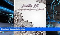 Best Ebook  Monthly Bill Organizer and Planner Notebook (Simple Budget Planners-Includes Bill