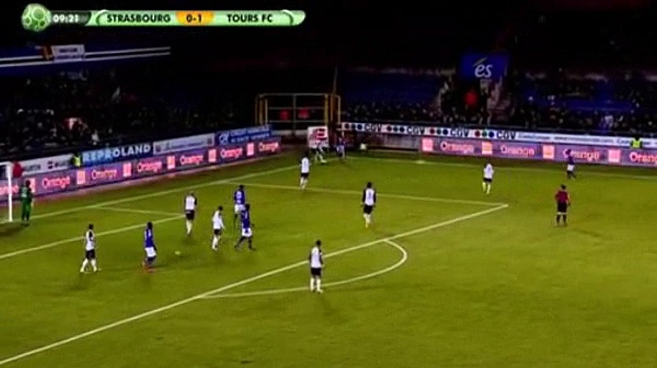 Ihsan Sacko Goal HD - Estrasburgo 1-1 Tours 21.02.2017