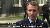 Emmanuel Macron à Londres pour voir Therasa May et tenir meeting