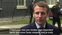 Emmanuel Macron à Londres pour voir Therasa May et tenir meeting
