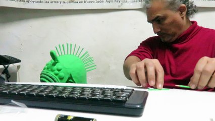 Aldo Sánchez Trabajando en Greedo