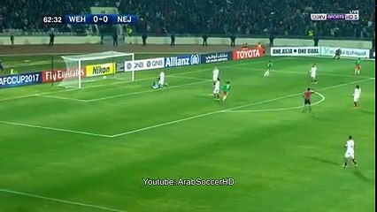 هدف الوحدات 1 - 0 النجمه 21-2-2017