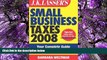 Popular Book  J.K. Lasser s Small Business Taxes 2008: Your Complete Guide to a Better Bottom