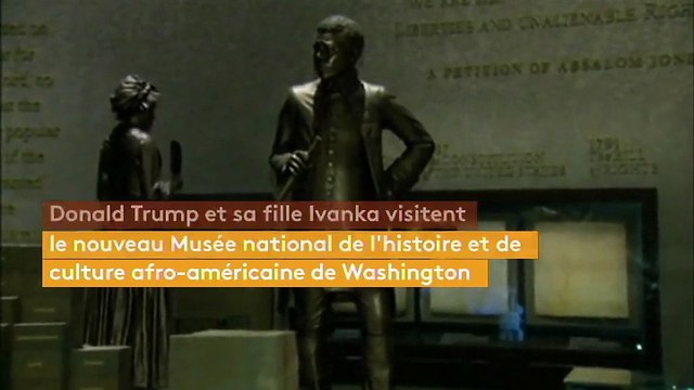 Trump visite le Musée national de l'histoire et de la culture afro-américaine de Washington