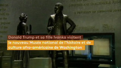 Trump visite le Musée national de l'histoire et de la culture afro-américaine de Washington