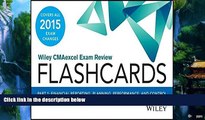 Popular Book  Wiley CMAexcel Exam Review 2015 Flashcards: Part 1, Financial Planning, Performance