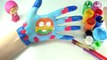 Hand Face Painting Learn Colors for Children Body Painting Finger Family Nursery Rhymes by