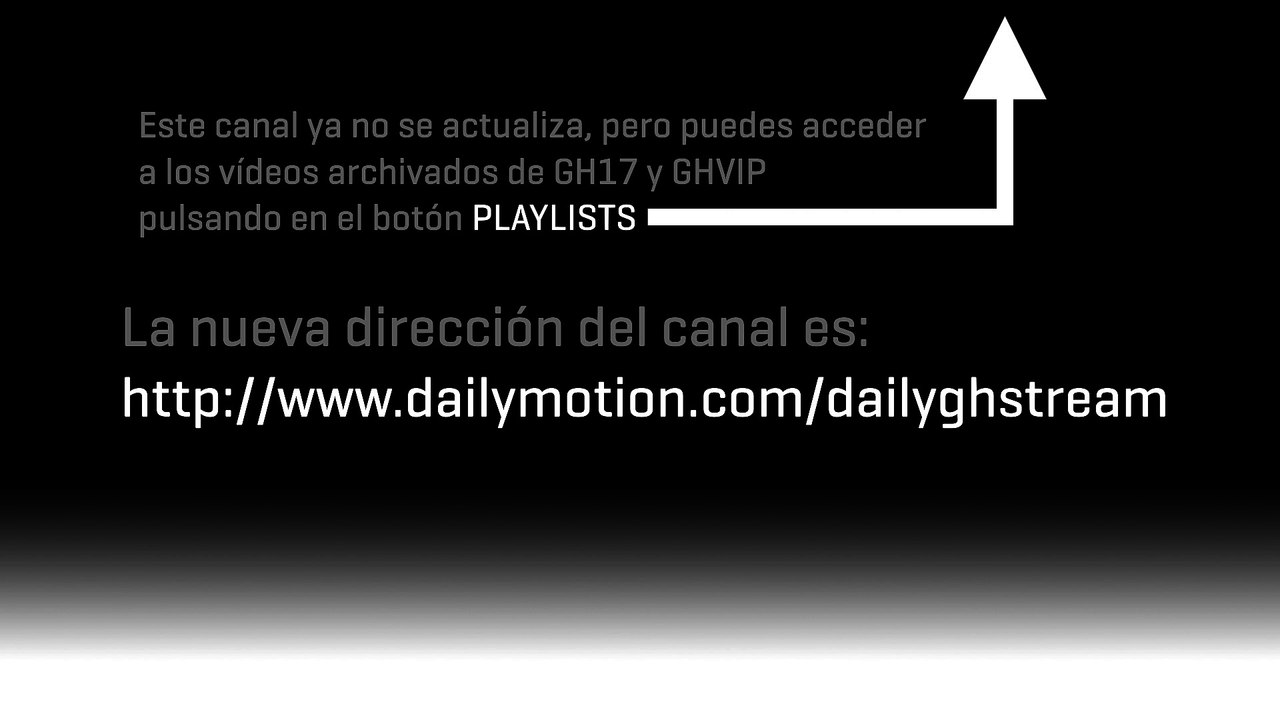 El canal sigue en http://www.dailymotion.com/dailyghstream