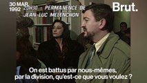 Quand Jean-Luc Mélenchon regrettait déjà les divisions à gauche.