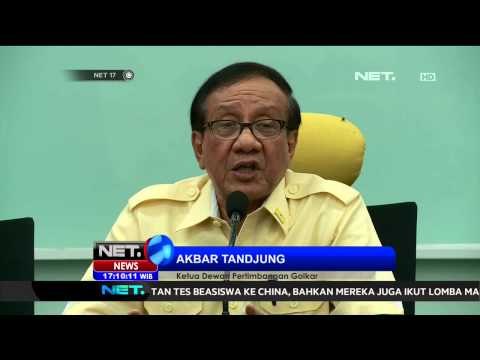 Akbar Tandjung dan Jusuf Kalla Siap Jadi Mediator Kedua Kubu Golkar -NET17