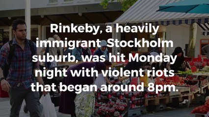 Riots erupt in Swedish suburb days after Trump comments