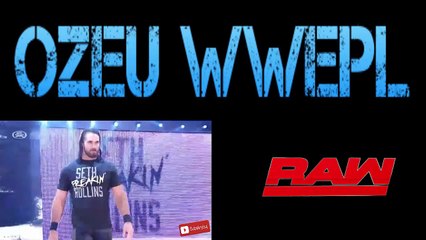 Samoa Joe atakuje Setha Rollinsa Triple H - Zasadzka - PL (30 01 2017) Part2 2