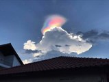 Incredible footage shows breathtaking 'fire rainbow' in the sky