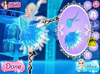 Disney Forzen Games - Elsa Pretty Ballerina game - Disney Princess Games For Girls Dress u