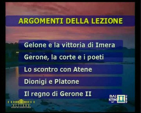 Antiche civiltà del Mediterraneo - Lez 22 - Siracusa, storia e cultura