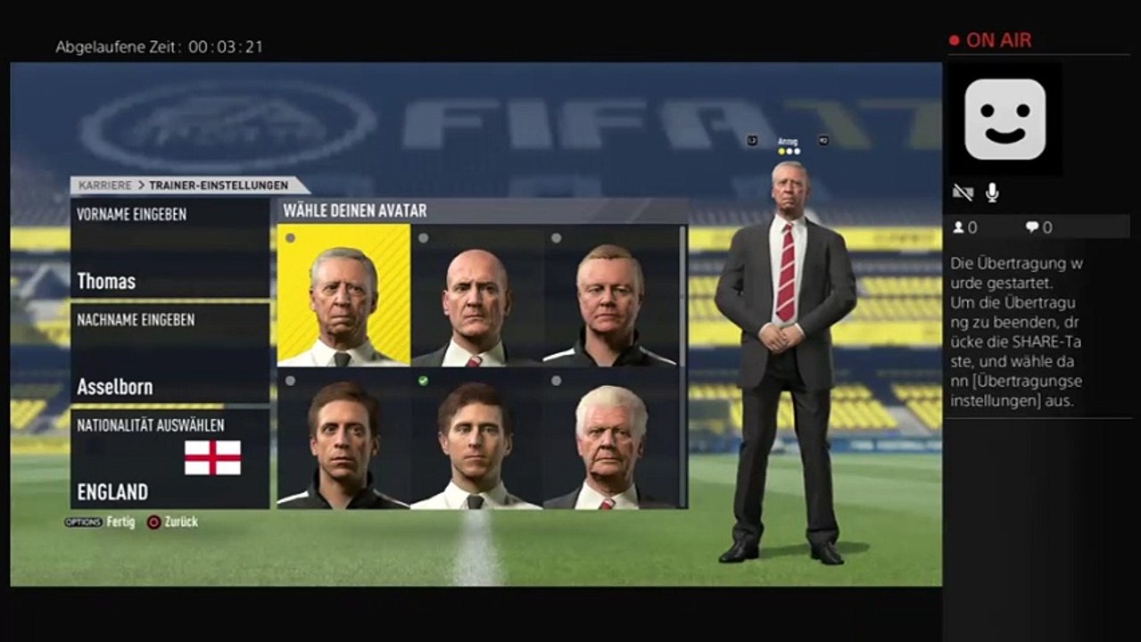 Karriere Modus FIFA17 (2)
