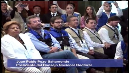 CNE - Binomios Presidenciales (95% de actas)