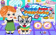 Frozen Anna Puppy Caring - Disney Princess Pet Salon Game for Kids
